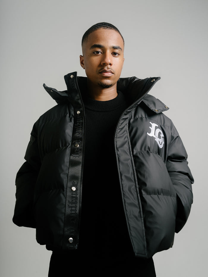 LORD CULTURE MONOGRAM PUFFER JACKET
