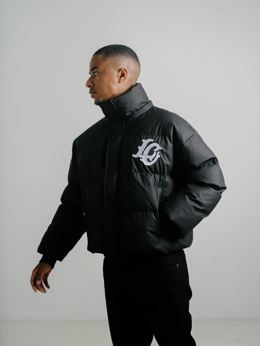 LORD CULTURE MONOGRAM PUFFER JACKET