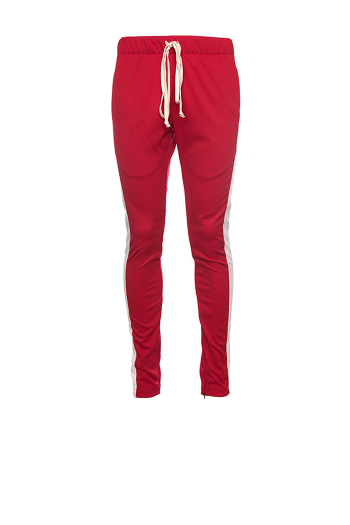 TRACK PANTS - RED WHITE