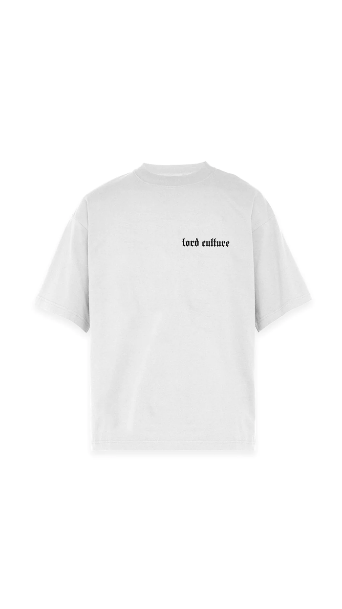 LORD CULTURE LOGO TEE WHITE